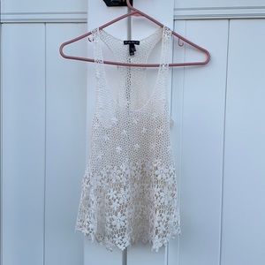 Lacey tank top